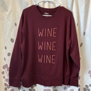 Wine sweatshirt